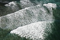 Biosphoto | 1601611 | Aerial view of waves breaking on the south coast of Iceland, Europe | &copy; Michael Peuckert / imageBROKER / Biosphoto