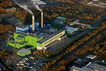 Biosphoto | 1197603 | Aerial view, refuse incineration, RZR, AGR, Herten, North Rhine-Westphalia, Germany, Europe | &copy; Cornelius Paas / imageBROKER / Biosphoto