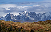 Biosphoto | 2609401 | Aiguilles de Chamonix in early autumn, Mont Blanc massif, Alps, France | &copy; Michel Rauch / Biosphoto