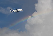 Biosphoto | 2609417 | Airbus carrier aircraft: the Beluga, and arc-en-ciel, Nantes, France | &copy; Michel Rauch / Biosphoto