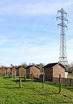 Biosphoto | 2575903 | Allotment garden shelters, Change, Sarthe, Pays de la Loire, France | &copy; Michel Gile / Biosphoto