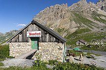 Biosphoto | 2588034 | Alpine hut selling Beaufort cheese along the road to the Col du Galibier pass in summer in the Arves mountain in Valloire, Savoie, France. | &copy; Antoine Boureau / Biosphoto