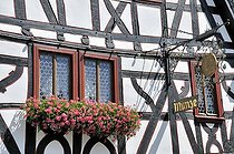 Biosphoto | 1603629 | Alten Muenze, former mint of the Kurrheinischen Muenzvereins group for the production of guilder and heller coins, now a restaurant, UNESCO World Heritage Site, Upper Middle Rhine Valley, Bacharach, Rhineland Palatinate, Germany, Europe | © Walter G. Allgoewer / imageBROKER / Biosphoto