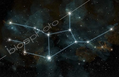 Biosphoto | 2483503 | An artist's depiction of the constellation Virgo the Virgin. The constellation includes the star Spica and the beautiful galaxy Messier 104, also known as the Sombrero Galaxy. Virgo is one of the twelve astrological signs of the Zodiac. | © Marc Ward / Stocktrek Images / Biosphoto