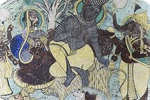 Biosphoto | 1608243 | Ancient frescoes, Devigarh Palace Hotel, near Udaipur, Rajasthan, India, Asia | © Olaf Krueger / imageBROKER / Biosphoto