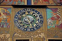 Biosphoto | 1602710 | Astronomical clock at the Town Hall, Ulm, Baden-Wuerttemberg, Germany | © Walter G. Allgoewer / imageBROKER / Biosphoto