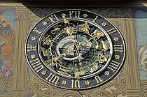 Biosphoto | 1606136 | Astronomical Clock on the east facade of Ulm's City Hall, Ulm, Upper Swabia, Baden-Wuerttemberg, Germany, Europe | © Walter G. Allgoewer / imageBROKER / Biosphoto