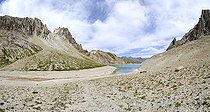 Biosphoto | 1252355 | Beraudes Lake Valley Clarée Massif Cerces Alps France | &copy; Thierry Van Baelinghem / Biosphoto
