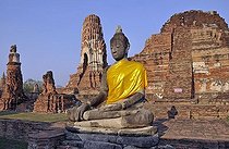 Biosphoto | 1606109 | Buddha statue, Wat Mahathat Temple, UNESCO World Heritage, Ayutthaya, Thailand, Asia | © Walter G. Allgoewer / imageBROKER / Biosphoto
