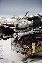 Biosphoto | 1252447 | Car cemetery Frobisher Bay Baffin Island Canada | &copy; Jean-Jacques Pangrazi / Biosphoto