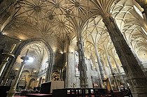 Biosphoto | 1600319 | Church of Santa Maria de Belem in the Hieronymites Monastery, Mosteiro dos Jeronimos, UNESCO World Heritage Site, Manueline style, Portuguese late-Gothic, Belem, Lisbon, Portugal, Europe | © Florian Kopp / imageBROKER / Biosphoto