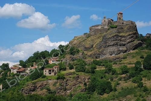 Biosphoto | 920538 | Church on rocky Languedoc France  | &copy; Jean-Philippe Vantighem / Biosphoto