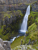 Biosphoto | 2609759 | Chute d'eau Gljufursarfoss près de Vopnafjoerdur dans le nord-est de l'Islande, automne, Islande, Europe. | &copy; Martin Zwick / Biosphoto