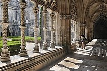Biosphoto | 1606023 | Cloister of the Dominican monastery Mosteiro de Santa Maria da Vitoria, UNESCO World Heritage Site, Batalha, Portugal, Europe | © Florian Kopp / imageBROKER / Biosphoto