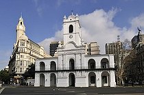 Biosphoto | 1601686 | Colonial building, El Cabildo, Plaza de Mayo, Buenos Aires, Argentina, South America | © Florian Kopp / imageBROKER / Biosphoto