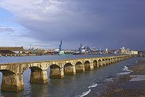 Biosphoto | 1251019 | Commercial port of Bayonne on the Adour France | &copy; Laurent Lhoté / Biosphoto
