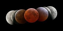 Biosphoto | 1254987 | Cone of Earth's shadow causing the eclipse of the Moon | &copy; Laurent Laveder / Biosphoto