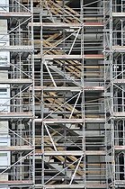 Biosphoto | 1605666 | Construction site, Kranhaus building at the Rheinauhafen harbour, Cologne, North Rhine-Westphalia, Germany, Europe | © Walter G. Allgoewer / imageBROKER / Biosphoto