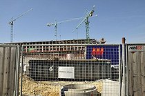 Biosphoto | 1603645 | Construction site of the surgical hospital, Universitaetsklinikum, University Hospital, Ulm, Baden-Wuerttemberg, Germany, Europe | © Walter G. Allgoewer / imageBROKER / Biosphoto
