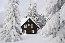 Biosphoto | 1251262 | Cottage in a snowy landscape Kalkalpen NP Austrian Alps | &copy; Thomas Aichinger / Visual and Written - Photo Collection / Biosphoto