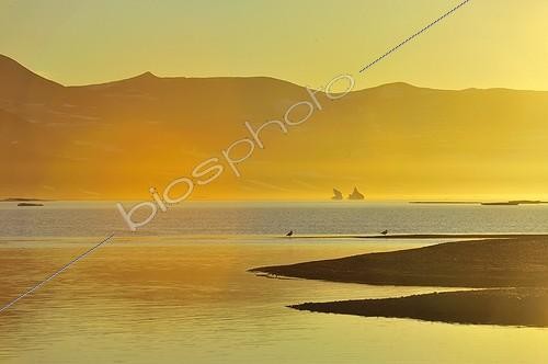Biosphoto | 1159769 | Coucher de soleil Sud du Fjord Carlsberg Groenland | &copy; Pierre Vernay / Polar Lys / Biosphoto