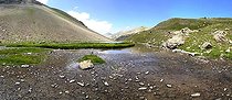 Biosphoto | 1253981 | Crachet Lake Valley Crévoux Embrunais Alps France | &copy; Thierry Van Baelinghem / Biosphoto