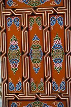 Biosphoto | 1251326 | Detail of a door on a yurt from Mongolia | &copy; Franck Fouquet / Biosphoto