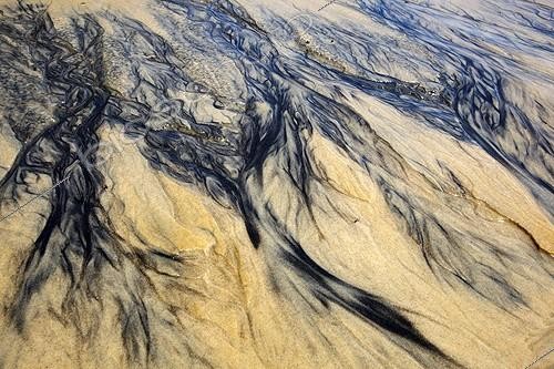 Biosphoto | 2036814 | Ecoulements sur le sable - Plage de Tiririca Bahia Brésil | &copy; Óscar Díez Martínez / Biosphoto