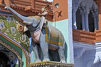 Biosphoto | 1605056 | Elephant sculpture at the entrance gate to the Palace of Kota, Rajasthan, India, Asia | © Olaf Krueger / imageBROKER / Biosphoto