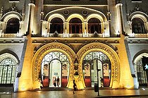 Biosphoto | 1600474 | Entrance to Rossio railway station, Baixa District, Lisbon, Portugal, Europe | © Florian Kopp / imageBROKER / Biosphoto