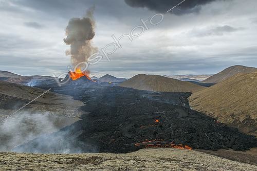 Biosphoto | 2468740 | Eruption in Geldingadalur, Fagradalsfjall, Reykjanes Peninsula, Iceland | &copy; Martial Acquarone / Biosphoto