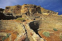 Biosphoto | 1602888 | Excavated kivas, Chaco Culture National Historical Park, New Mexico, USA, America | © Oliver Gerhard / imageBROKER / Biosphoto