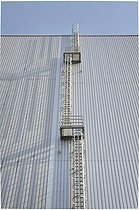 Biosphoto | 1606263 | Exterior ladder of a warehouse, pharmaceutical company 