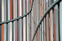 Biosphoto | 1604890 | Facade, modern office building Cologne Oval Offices, Gustav-Heinemann-Ufer, Bayenthal district, Cologne, North Rhine-Westphalia, Germany, Europe | © Walter G. Allgoewer / imageBROKER / Biosphoto