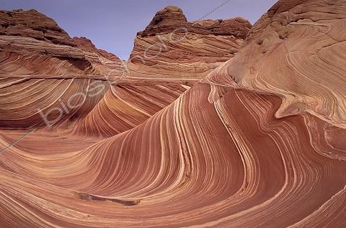 Biosphoto | 131027 | Formations gréseuses érodées de Paria Canyon Utah Etats-Unis ;  The Wave , Coyote Buttes. | &copy; Jean-Paul Chatagnon / Biosphoto
