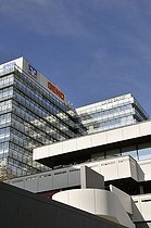 Biosphoto | 1603717 | GENO-Haus, headquarters and symbol of the Wuerttembergischer Genossenschaftsverband, Stuttgart, Baden-Wuerttemberg, Germany, Europe | © Walter G. Allgoewer / imageBROKER / Biosphoto