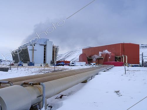 Biosphoto | 2612124 | Geothermal power plant Krafla. The highlands in the north of Iceland with the first snow during autumn. Europe, northern europe, Iceland | &copy; Martin Zwick / Biosphoto