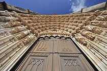 Biosphoto | 1605995 | Gothic portal of the basilica, Dominican monastery Mosteiro de Santa Maria da Vitoria, UNESCO World Heritage Site, Batalha, Portugal, Europe | © Florian Kopp / imageBROKER / Biosphoto