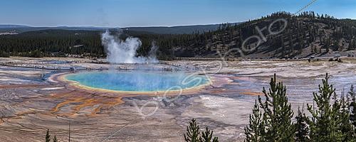 Biosphoto | 2624507 | Grand Prismatic Spring, Yellowstone National Park, Wyoming, USA | &copy; Philippe Jacquot / Biosphoto