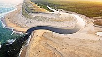 Biosphoto | 2588288 | Huchet Current Nature Reserve and Dunes-du-Sud State Forest, Moliets Beach, Landes, Nouvelle Aquitaine, France | &copy; Christophe Perelle / Biosphoto