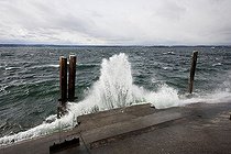 Biosphoto | 1445457 | Hurricane Quinten in Meersburg, Lake Constance, Bodenseekreis, Baden-Wuerttemberg, Germany | &copy; Michael Schellinger / imageBROKER / Biosphoto