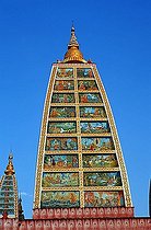Biosphoto | 1603148 | Immitation of the Indian Mahabodi Pagoda, temple complex of the Shwedagon Pagoda, Yangon, Burma, Asia | © Walter G. Allgoewer / imageBROKER / Biosphoto