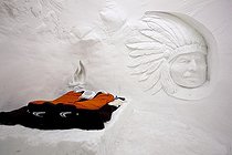 Biosphoto | 1251495 | Indoor of a iglu hotel | &copy; Franck Fouquet / Biosphoto