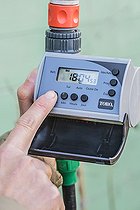 Biosphoto | 2434672 | Installation of an automatic watering | &copy; Jean-Michel Groult / Biosphoto
