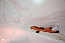 Biosphoto | 1251498 | Intérieur d'un hôtel Igloo | &copy; Franck Fouquet / Biosphoto