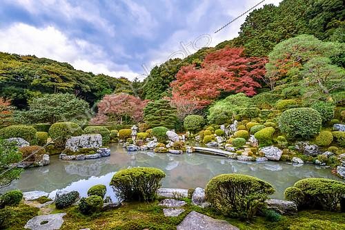 Biosphoto | 2102492 | Jardin japonais au temple Joju-in à Kyôto, japon | &copy; Vincent Marion / Biosphoto