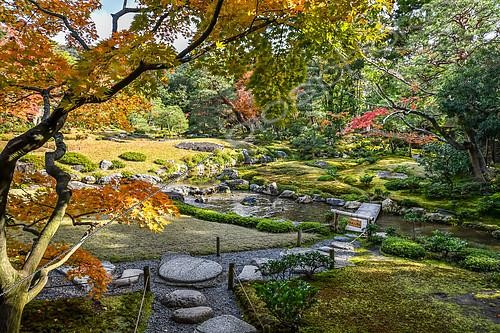 Biosphoto | 2102525 | Jardin japonais du temple Murin-an à Kyoto, Japon | &copy; Vincent Marion / Biosphoto