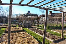 Biosphoto | 2575213 | Jardin légume fruit pédagogique de l'Arche de la nature, paillage en hiver, Le Mans Métropole, Sarthe, France | &copy; Michel Gile / Biosphoto