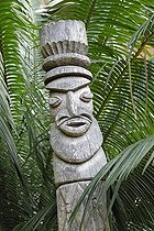 Biosphoto | 540452 | Kanak totem Isle of Pines New Caledonia | &copy; Jean-Yves Grospas / Biosphoto
