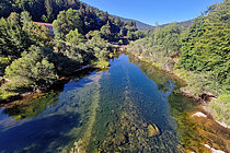 Biosphoto | 2609227 | La Loire près de sa source en août, Ardèche, France | &copy; Pierre Vernay / Biosphoto
